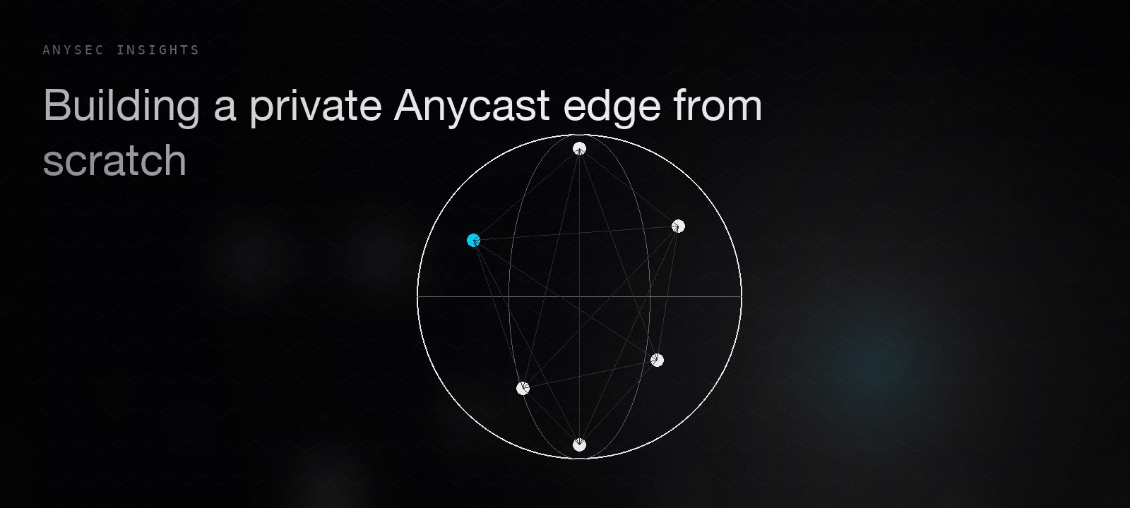 Building a private Anycast edge from scratch