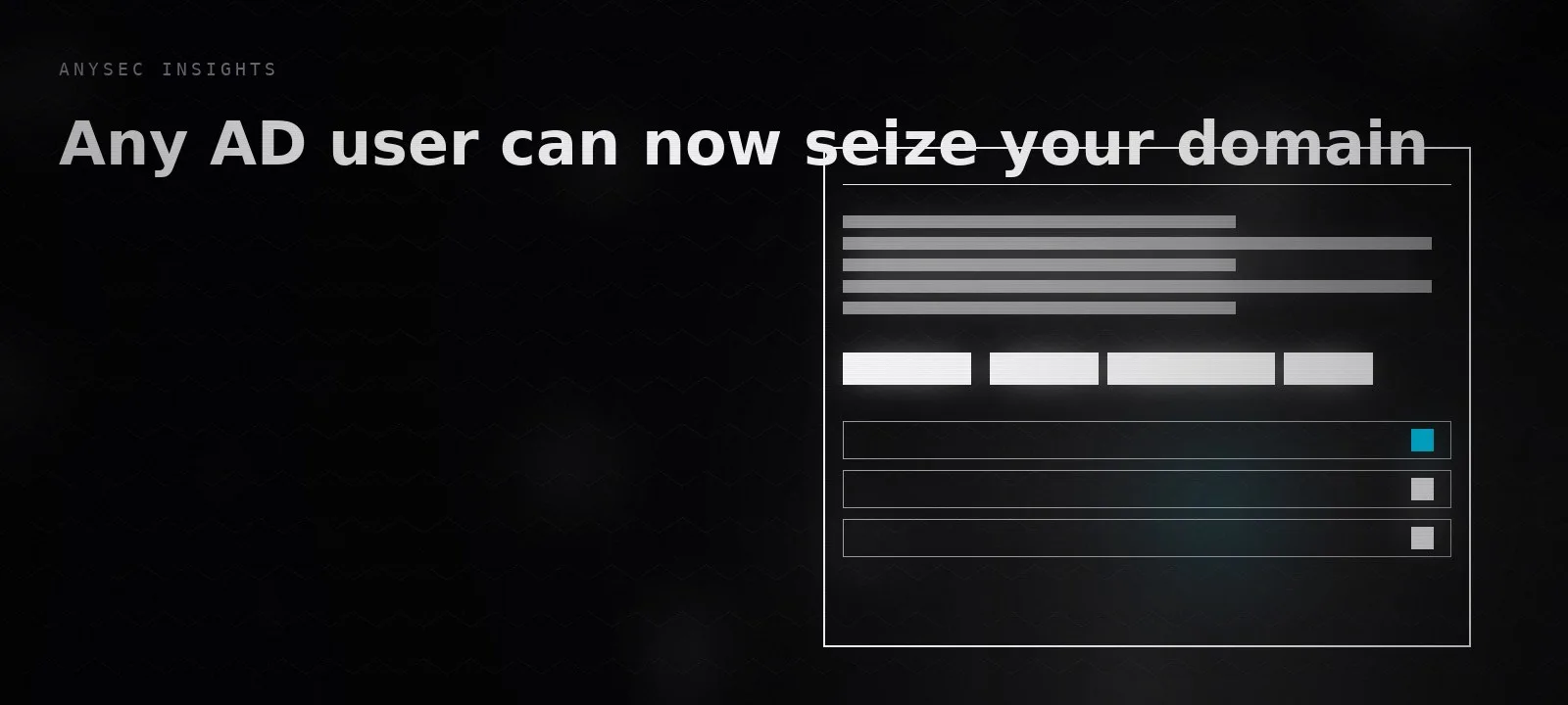 CVE-2026-54121: any AD user can now seize your domain
