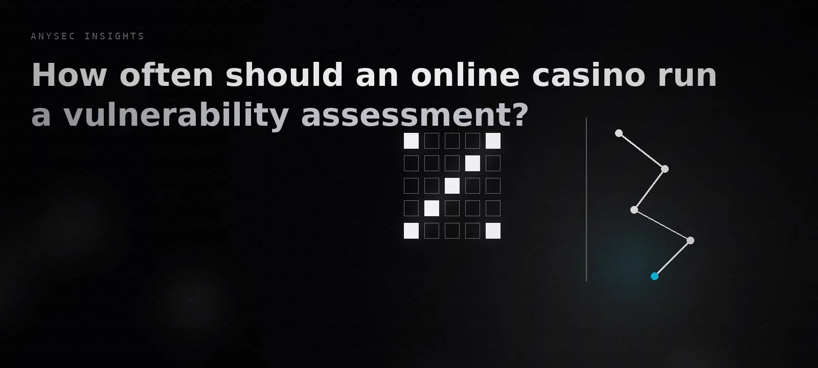 How often should an online casino run a vulnerability assessment?