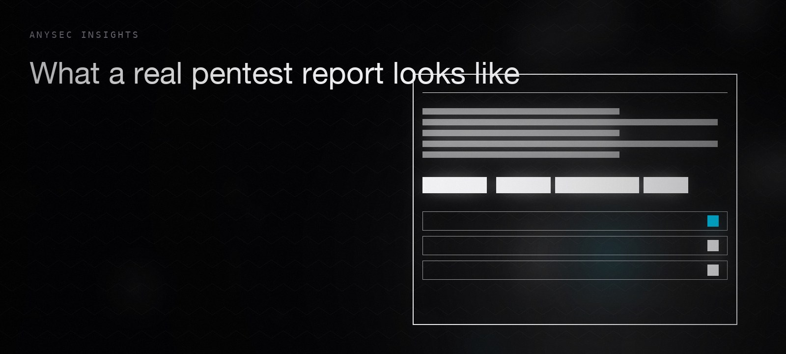 What a real pentest report looks like